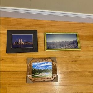 A Set of Three Home Decorative Pictures